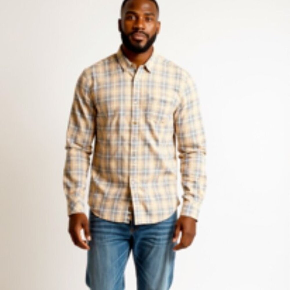 NEW Rails Plaid Shirt Men’s Size‎ Large Cotton Plaid Button Up Long Sleeve NWT